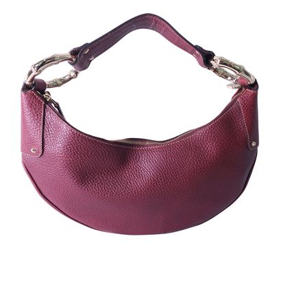 Bamboo Ring Hobo Bag M, front view